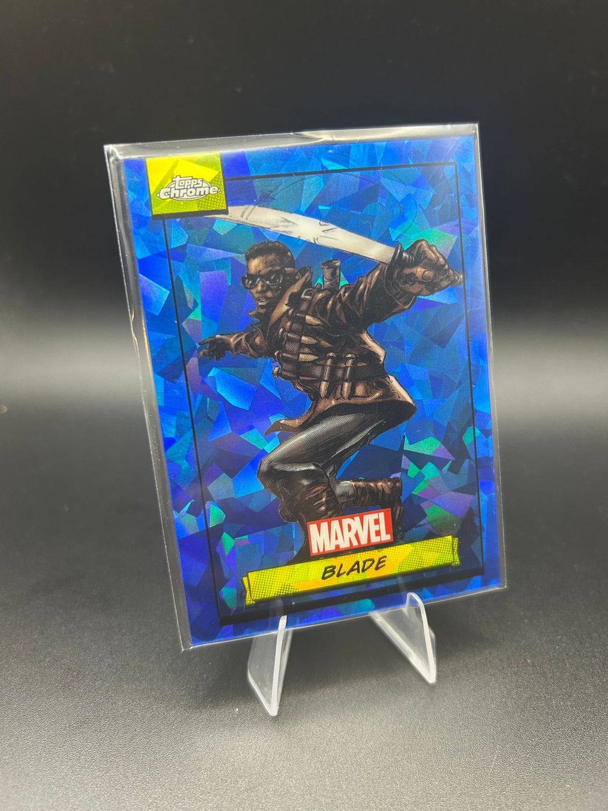 2024 Topps Chrome Marvel Blade Sapphire Base