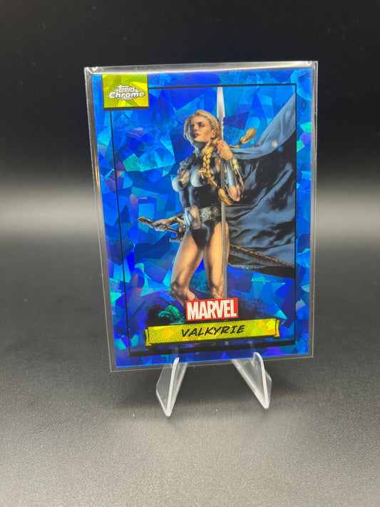 2024 Topps Chrome Marvel Valkyrie Sapphire Base