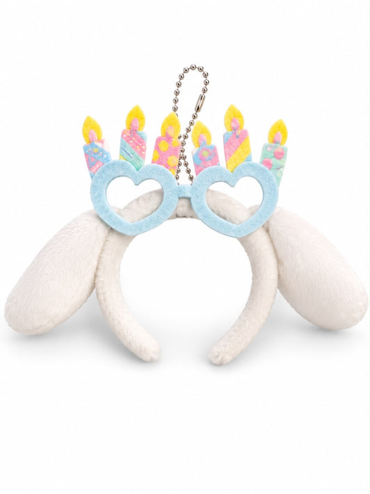 Cinnamoroll Mini Headband Japanese Sanrio Plush Keychain