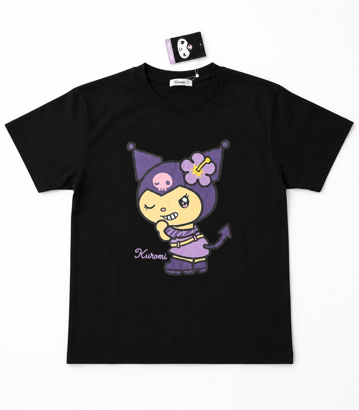 Kuromi Black Size M (14) Japanese Sanrio T-Shirt