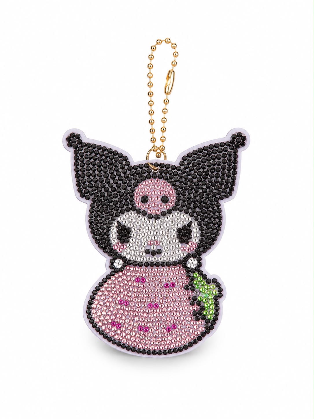 Kuromi Rhinestone Bling Japanese Sanrio Keychain