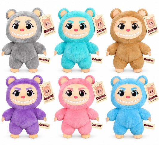 GREY Onikuma Collectible Mini Plush Toy