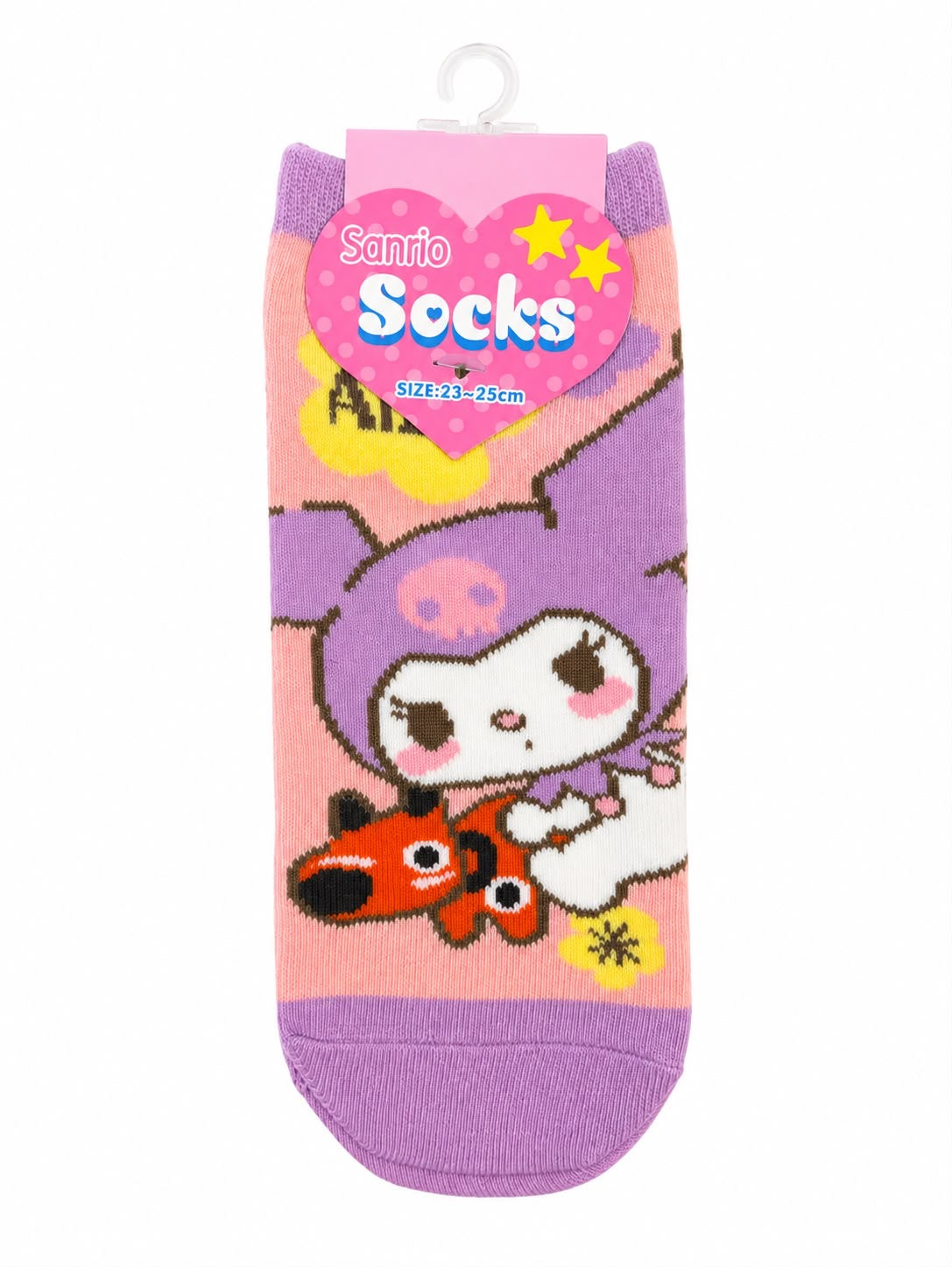 Kuromi Red Dog 23-25cm Sanrio Socks