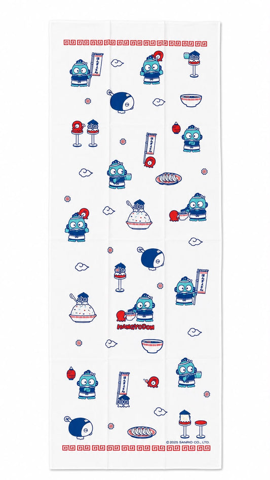 Hangyodon Hibachi Long 86cm x 35cm Thin Wall Art Japanese Sanrio