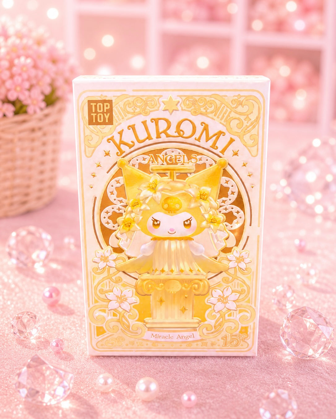 TopToy Sanrio Kuromi Golden Statue Angels Blind Box