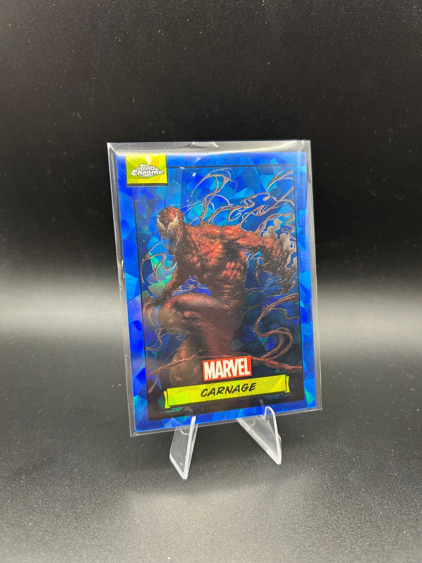 2024 Topps Chrome Marvel Carnage Sapphire Base
