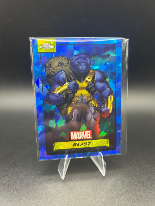 2024 Topps Chrome Marvel Beast Sapphire Base