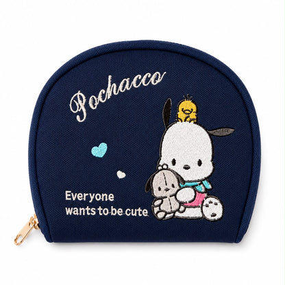 Navy Pochacco Jewellery Storage Japanese Sanrio Pouch