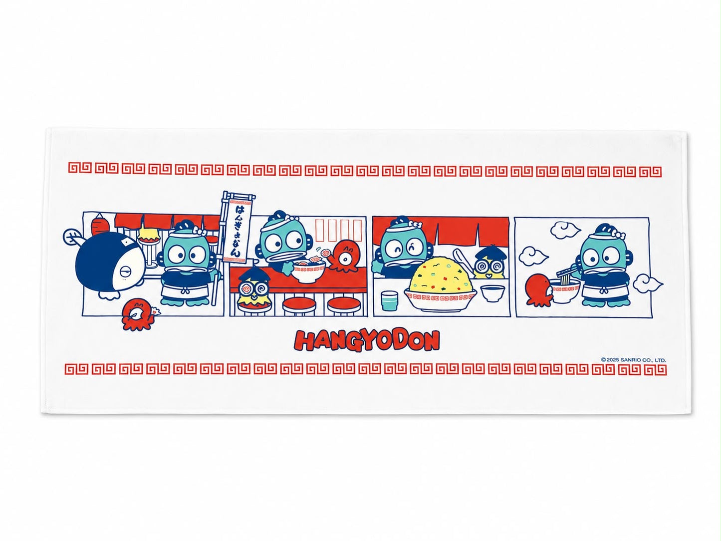 Hangyodon Hibachi 35cm x 86cm Thin Wall Art Japanese Sanrio