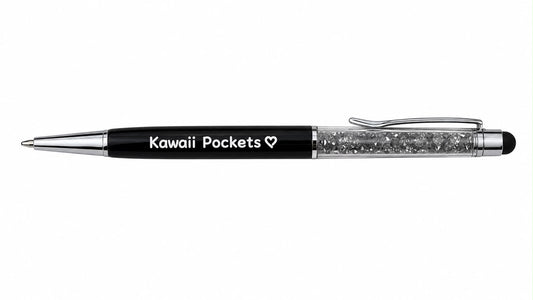 Kawaiipockets Black Bling Pen