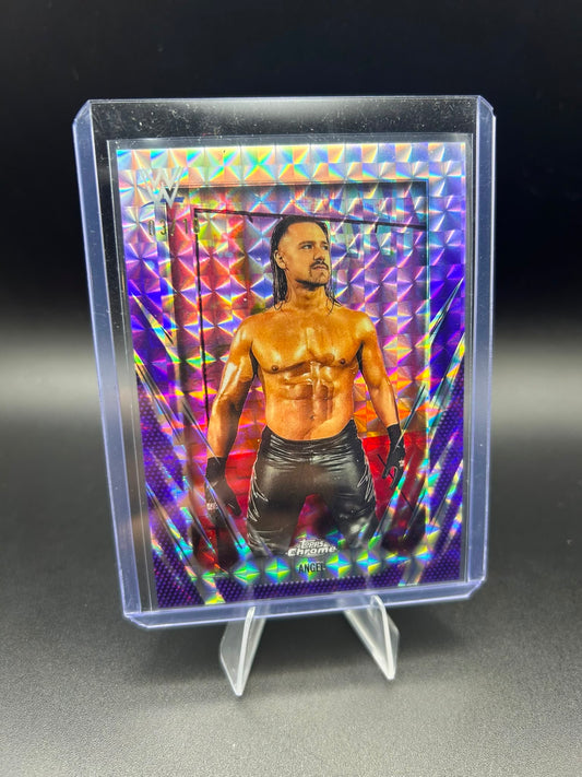 2026 WWE Topps Chrome Angel /10 Purple Geometric Breakers Delight