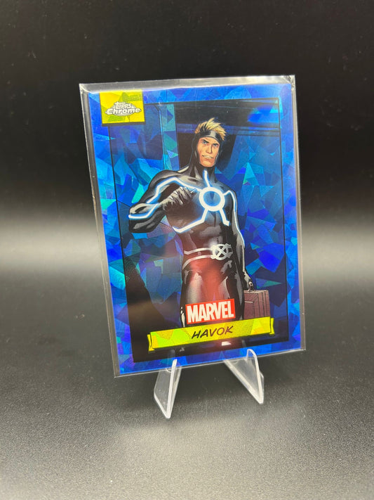 2024 Topps Chrome Marvel Havok Sapphire Base