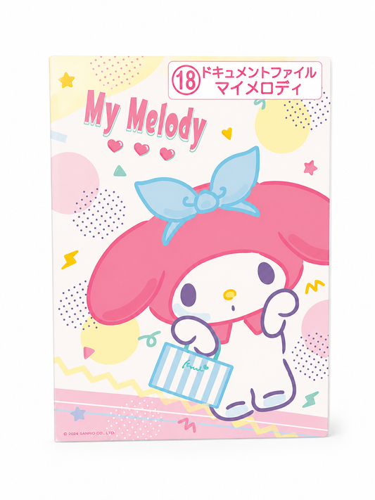 Melody A4 Document File Organiser Japanese Sanrio