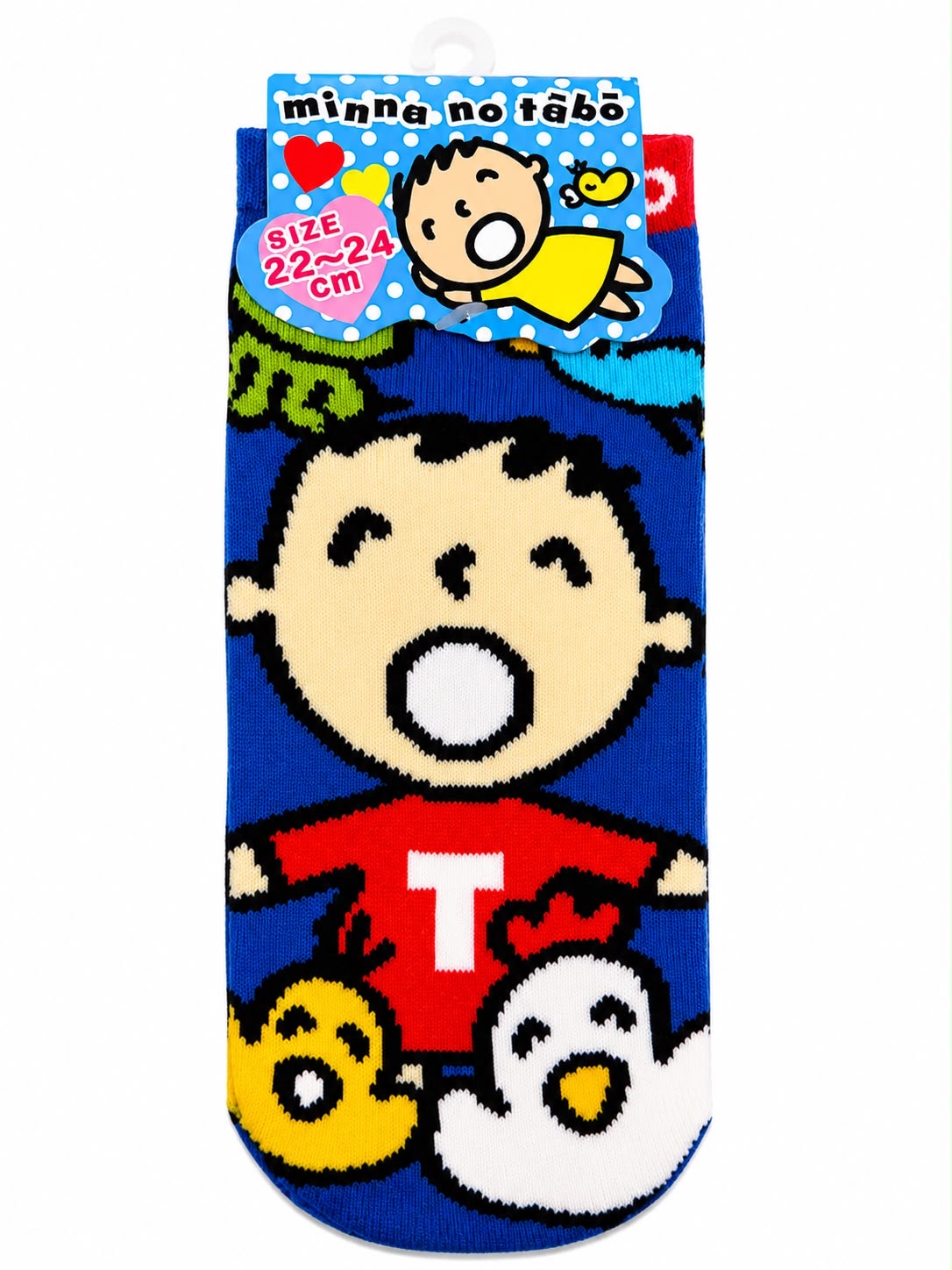 Minna No Tabo Blue 22-24cm Japanese Sanrio Socks