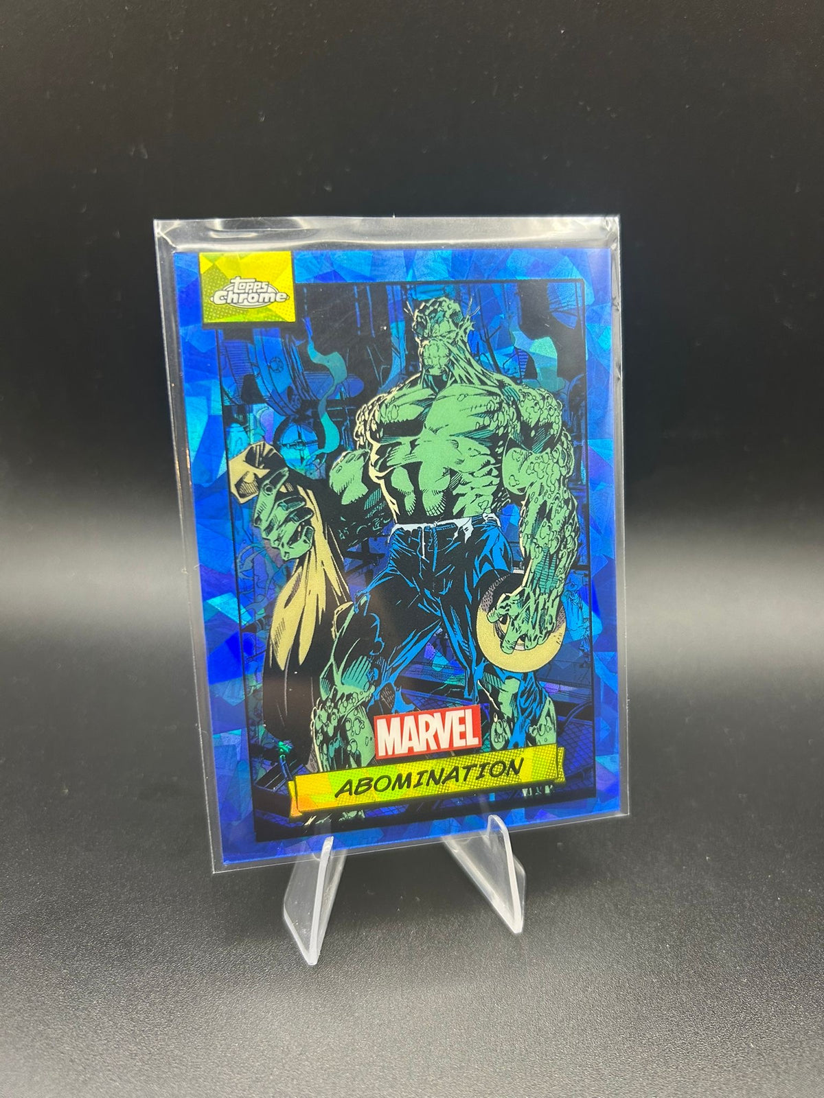 2024 Topps Chrome Marvel Abomination Sapphire Base