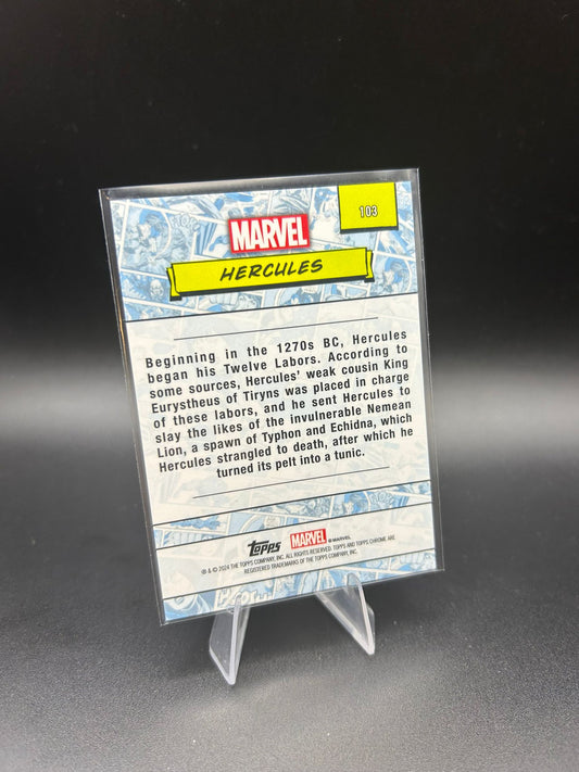 2024 Topps Chrome Marvel Hercules Sapphire Base