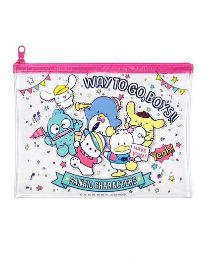 Sanrio Lads & Ladies PVC Clear Japanese Sanrio Zip Pouch
