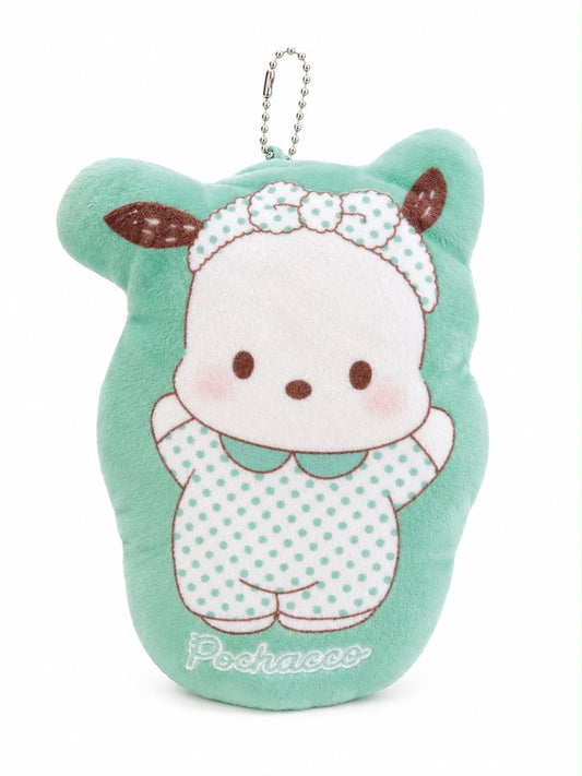 Pochacco Mint Padded Japanese Sanrio Plush Keychain
