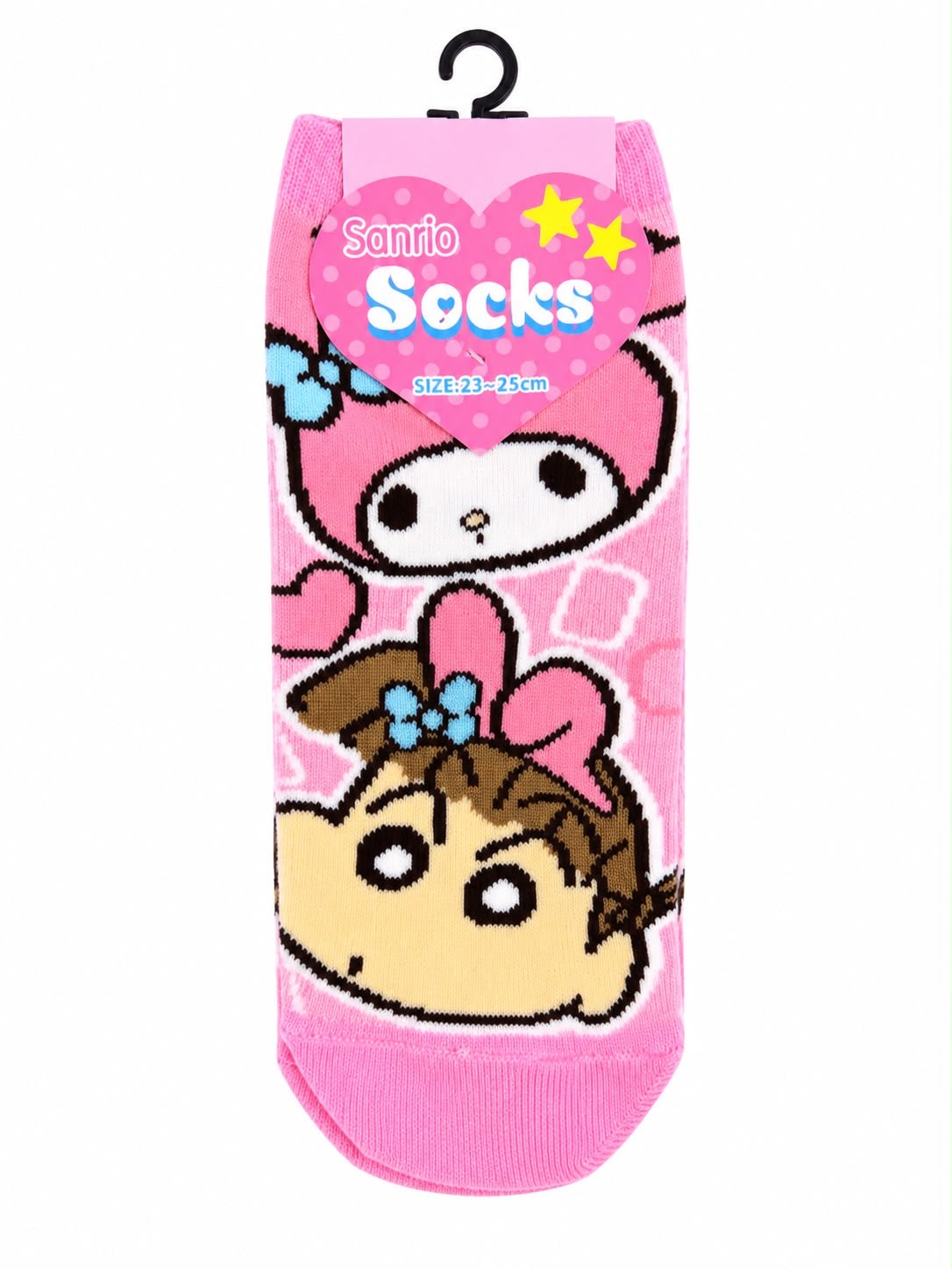 Melody Shinchan Pink 23-25cm Sanrio Socks