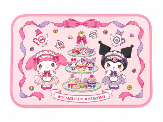 Kuromi x Melody Cakes Anti-Slip Japanese Sanrio Floor Mat