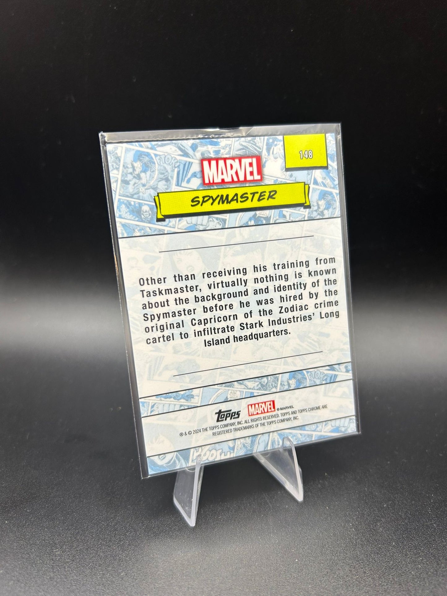 2024 Topps Chrome Marvel Spymaster Sapphire Base