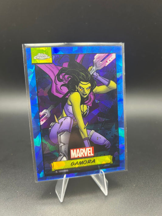 2024 Topps Chrome Marvel Gamora Sapphire Base