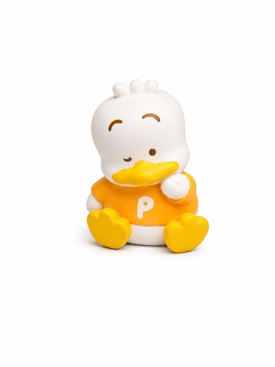 Pekkle Yellow Sitting Japanese Sanrio Mini Figure