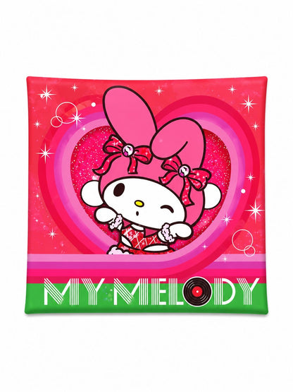 Melody Square PVC Button Pouch Japanese Sanrio Keychain