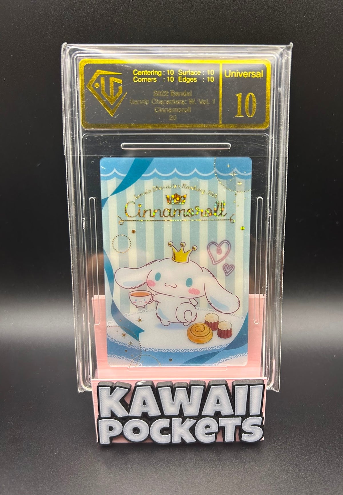 2022 Bandai Cinnamoroll Vol.1 | No.20 Japanese Sanrio Wafer Card UGC Graded 10 Slab