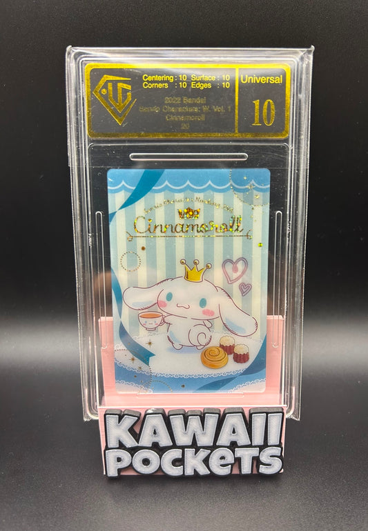 2022 Bandai Cinnamoroll Vol.1 | No.20 Japanese Sanrio Wafer Card UGC Graded 10 Slab