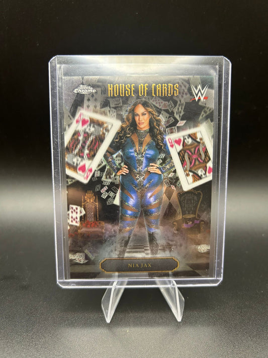 2026 WWE Topps Chrome Nia Jax House of Cards Case Hit
