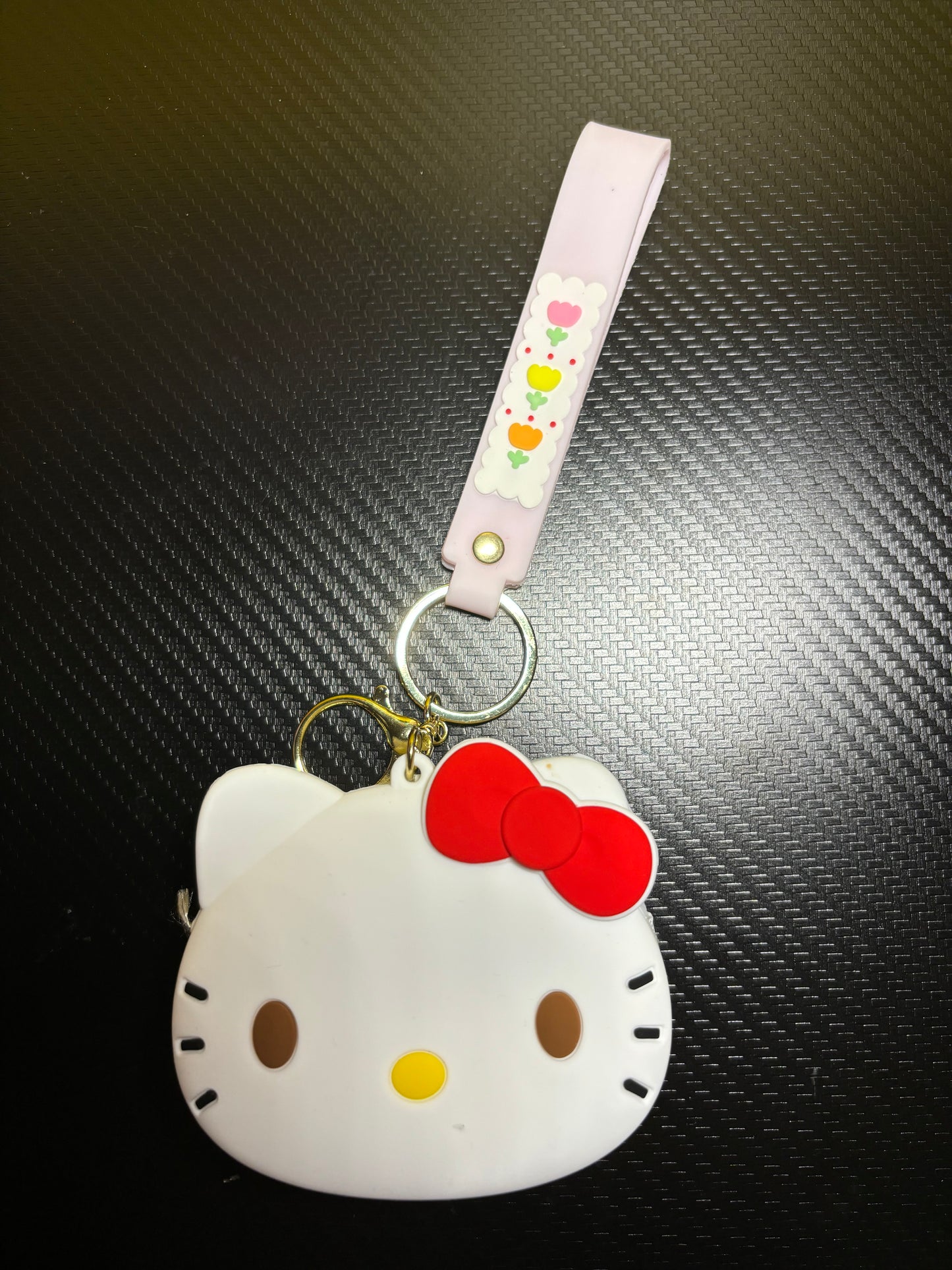 Character Silicone Purse Keychain
