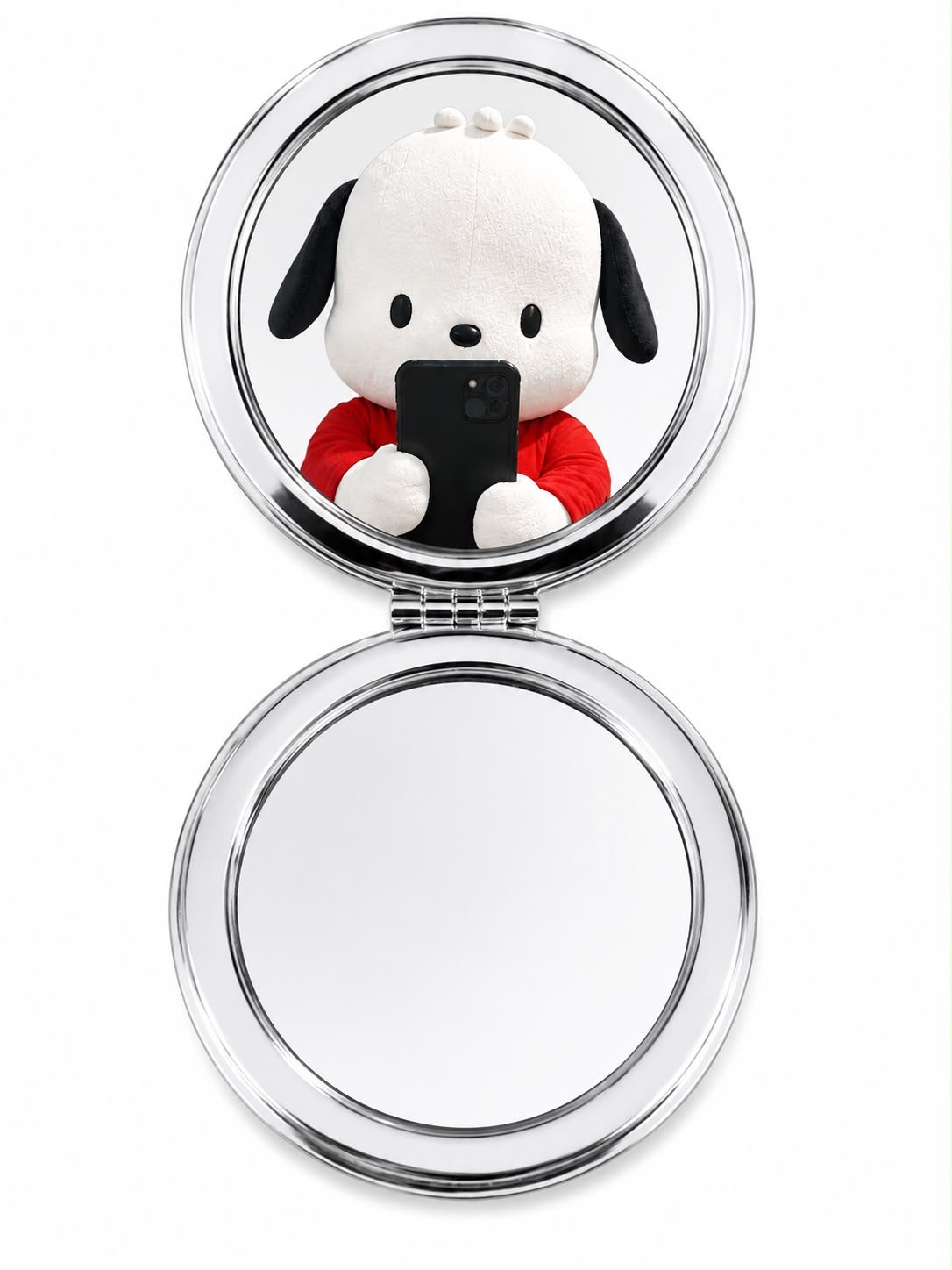 Pink Sakura Pochacco Mini Japanese Sanrio Compact Mirror