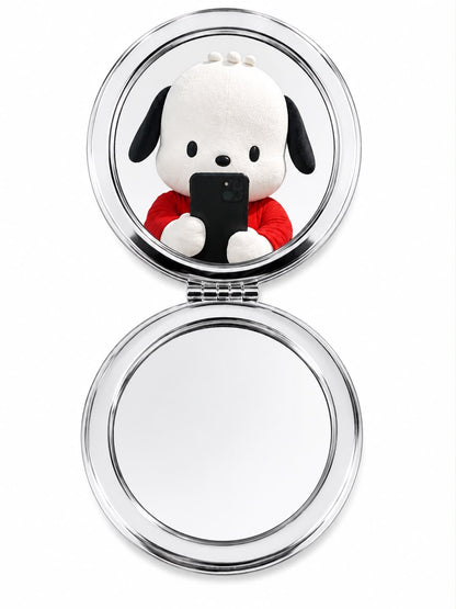 Pink Sakura Pochacco Mini Japanese Sanrio Compact Mirror