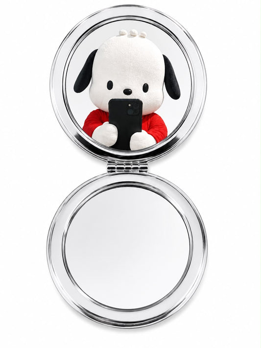 Pink Sakura Pochacco Mini Japanese Sanrio Compact Mirror