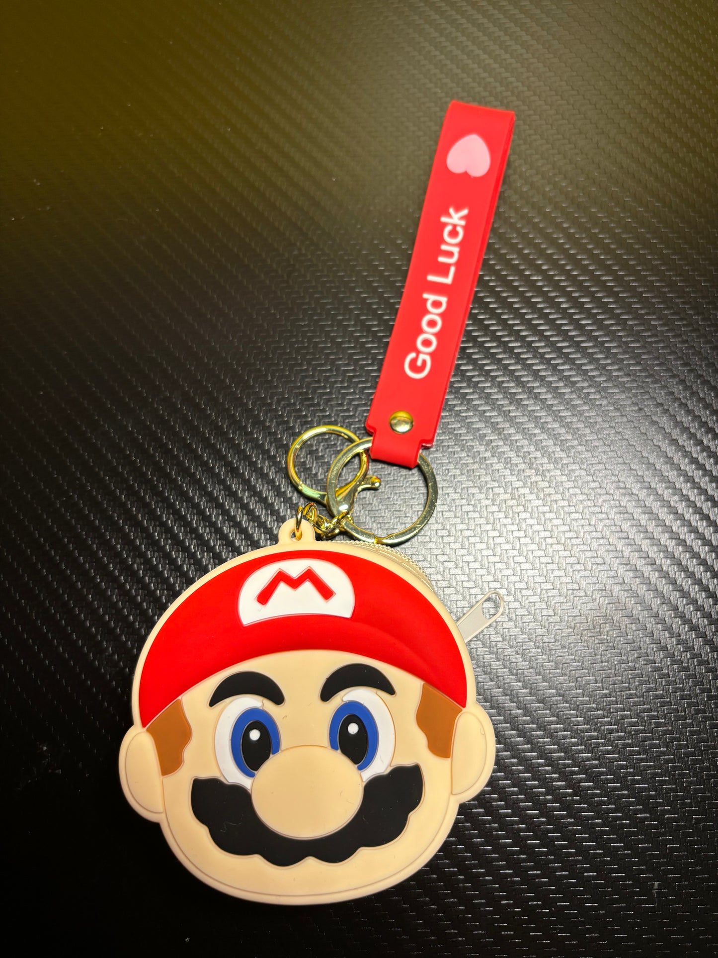 Character Silicone Purse Keychain