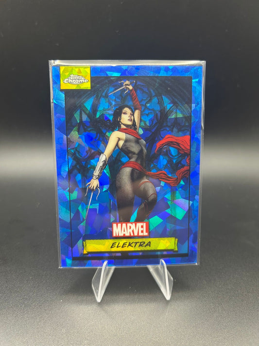 2024 Topps Chrome Marvel Elektra Sapphire Base