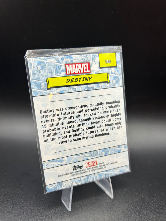 2024 Topps Chrome Marvel Destiny Sapphire Base
