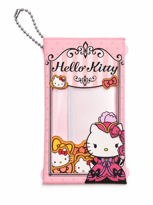 Hello Kitty Masquerade PVC Button Pouch Japanese Sanrio Keychain