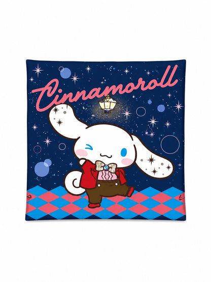 Cinnamoroll Square PVC Button Pouch Japanese Sanrio Keychain
