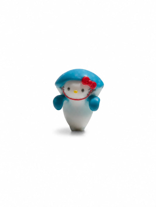 Hello Kitty Blue Whale Japanese Sanrio Mini Figure
