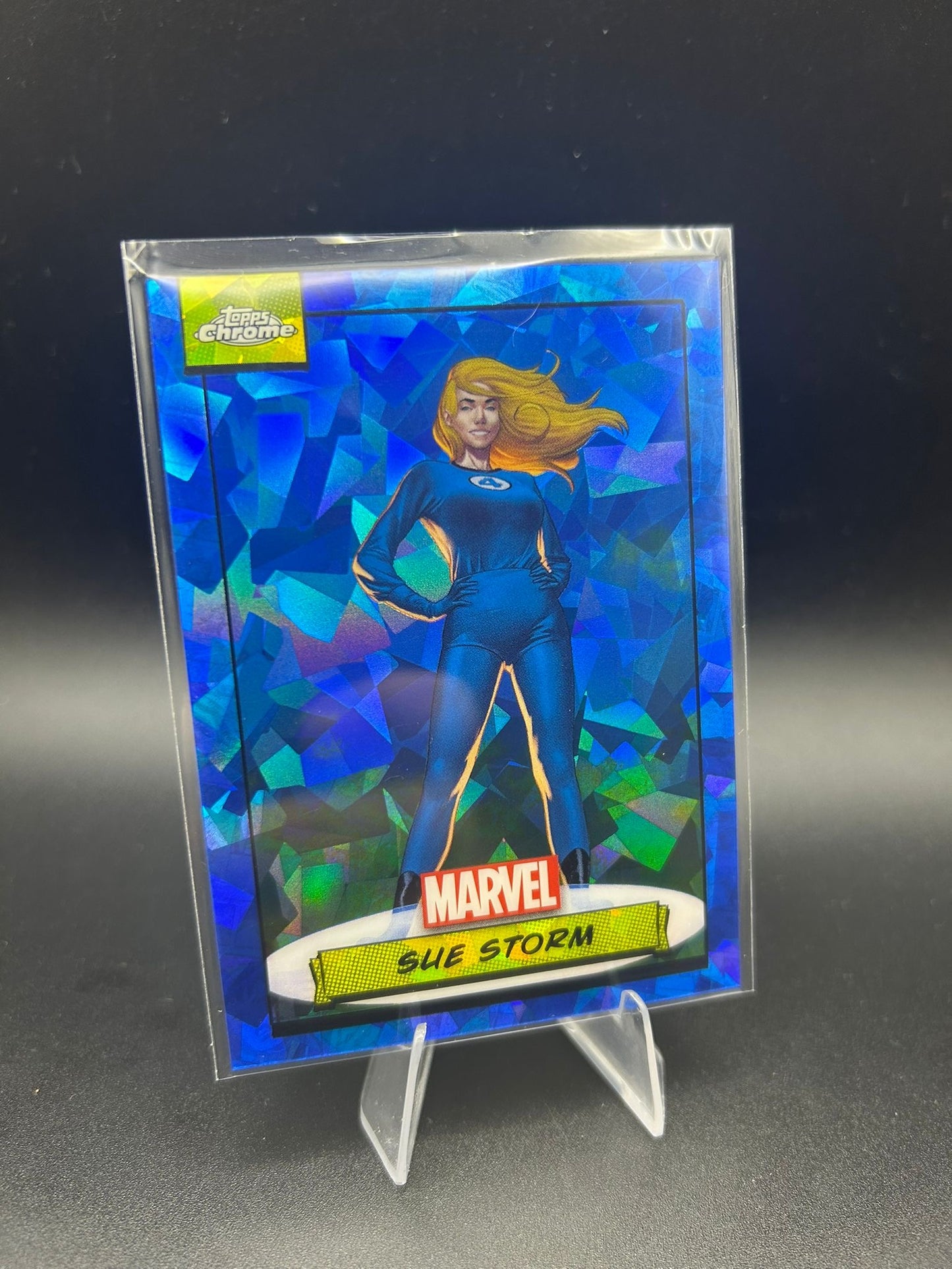 2024 Topps Chrome Marvel Sue Storm Sapphire Base