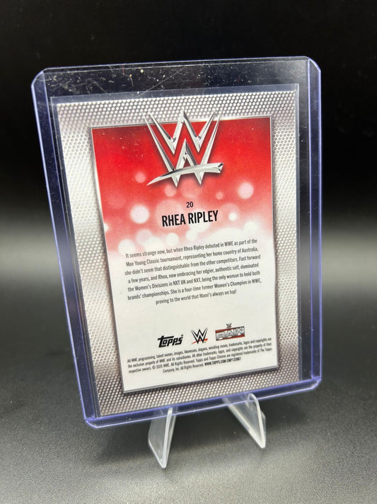 2026 WWE Topps Chrome Rhea Ripley /150 Blue