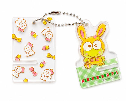 Keroppi Travel Phone Stand Acrylic Japanese Sanrio Keychain