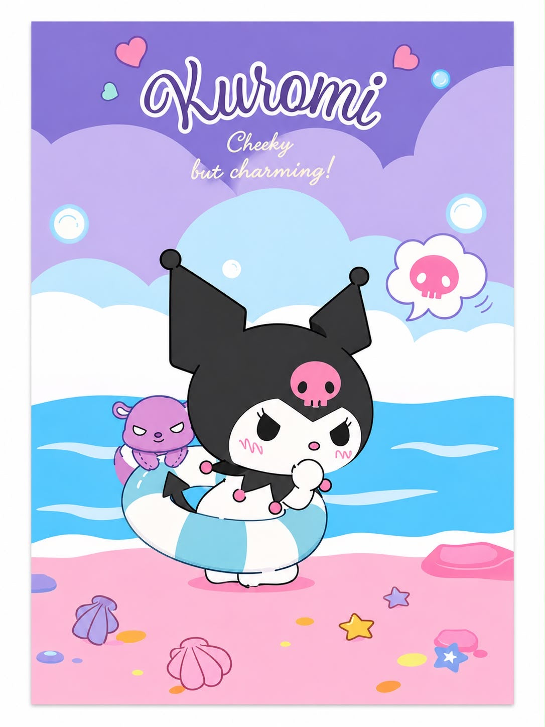 Summer Holiday Kuromi B5 Sanrio Notebook