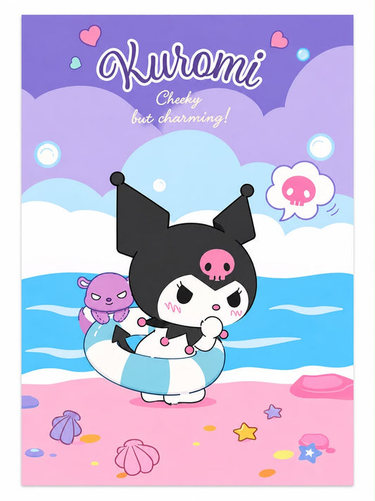 Summer Holiday Kuromi B5 Sanrio Notebook