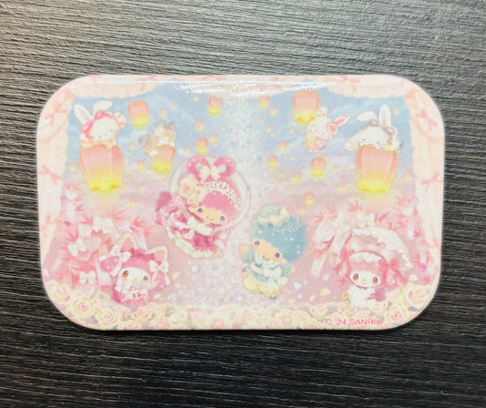 Twin Stars/Melody Angel Cloud 2024 7cm Japanese Sanrio Badge