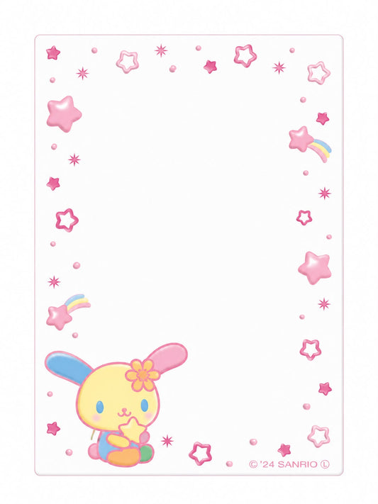Rainbow Holo Usahana Japanese Sanrio Card Toploader