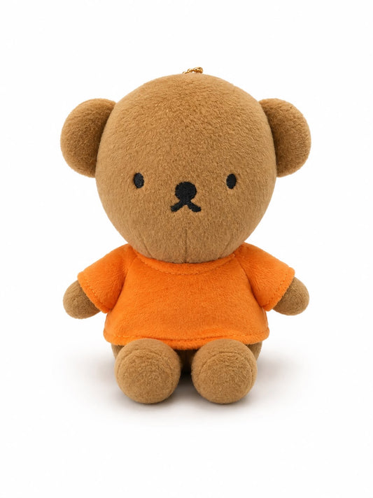 Miffy Brown Bear Japanese Plush Keychain