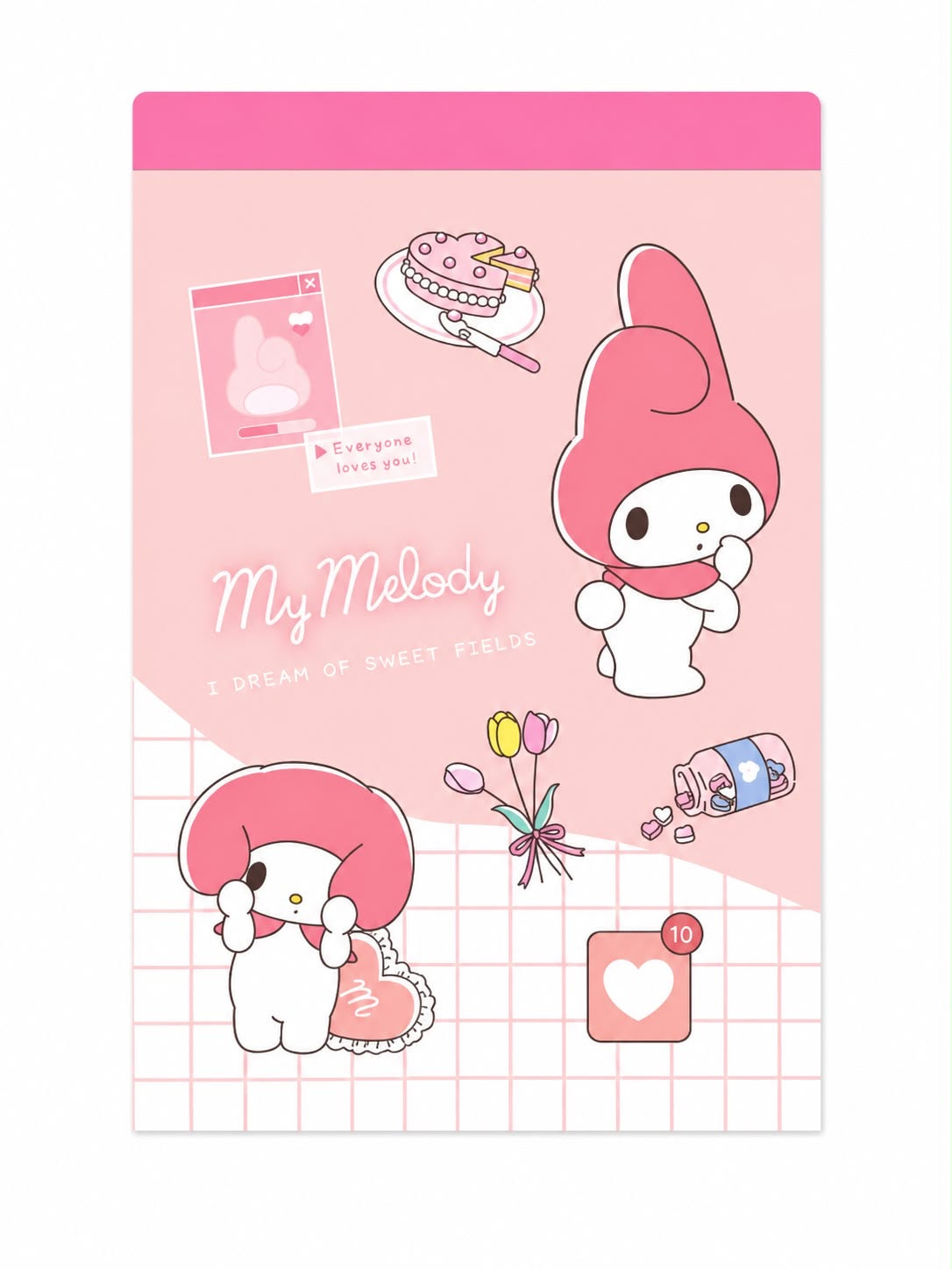 Basic Melody Mini Sanrio Notebook